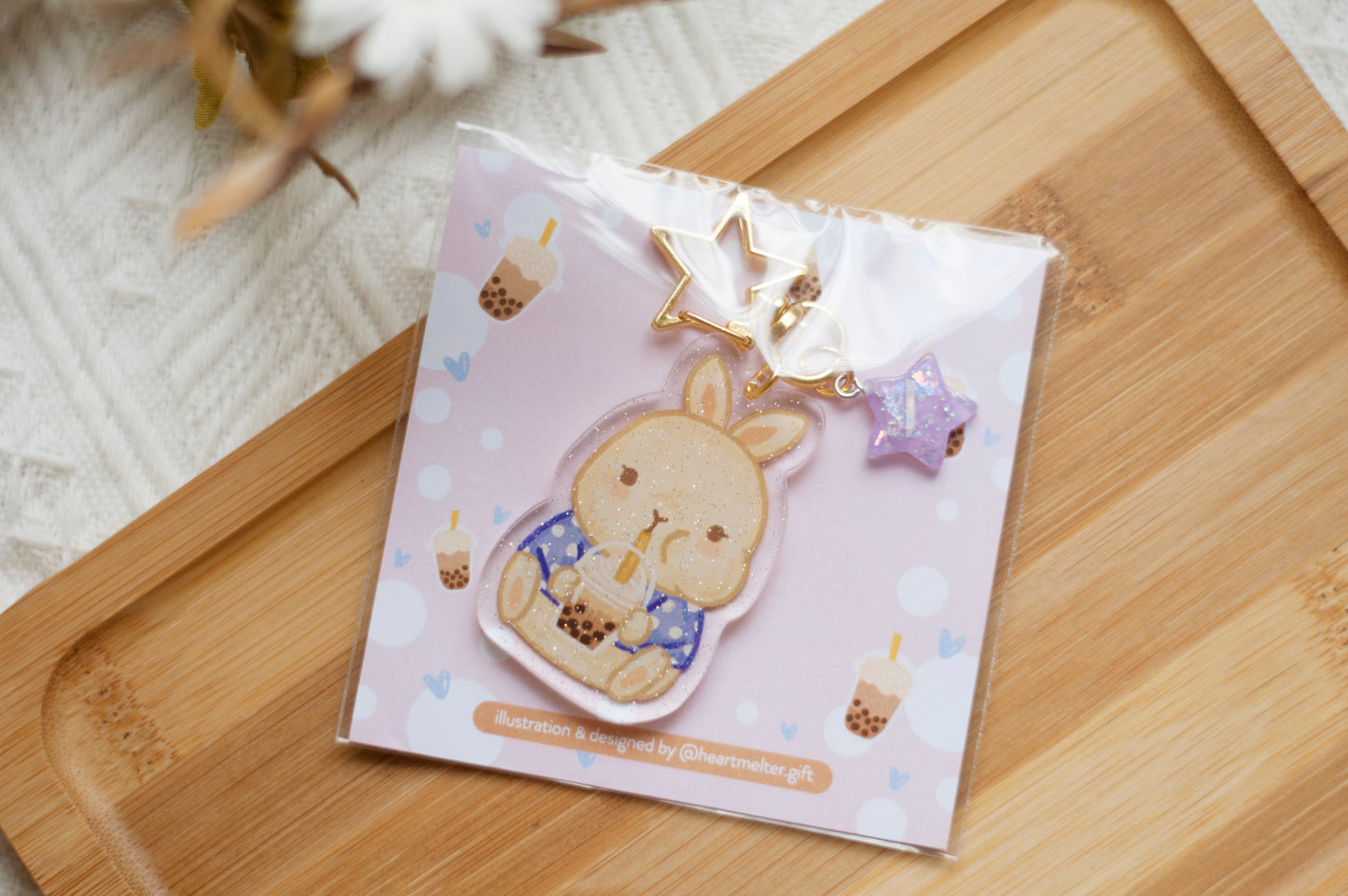 小兔子鎖匙扣-bunny keychain