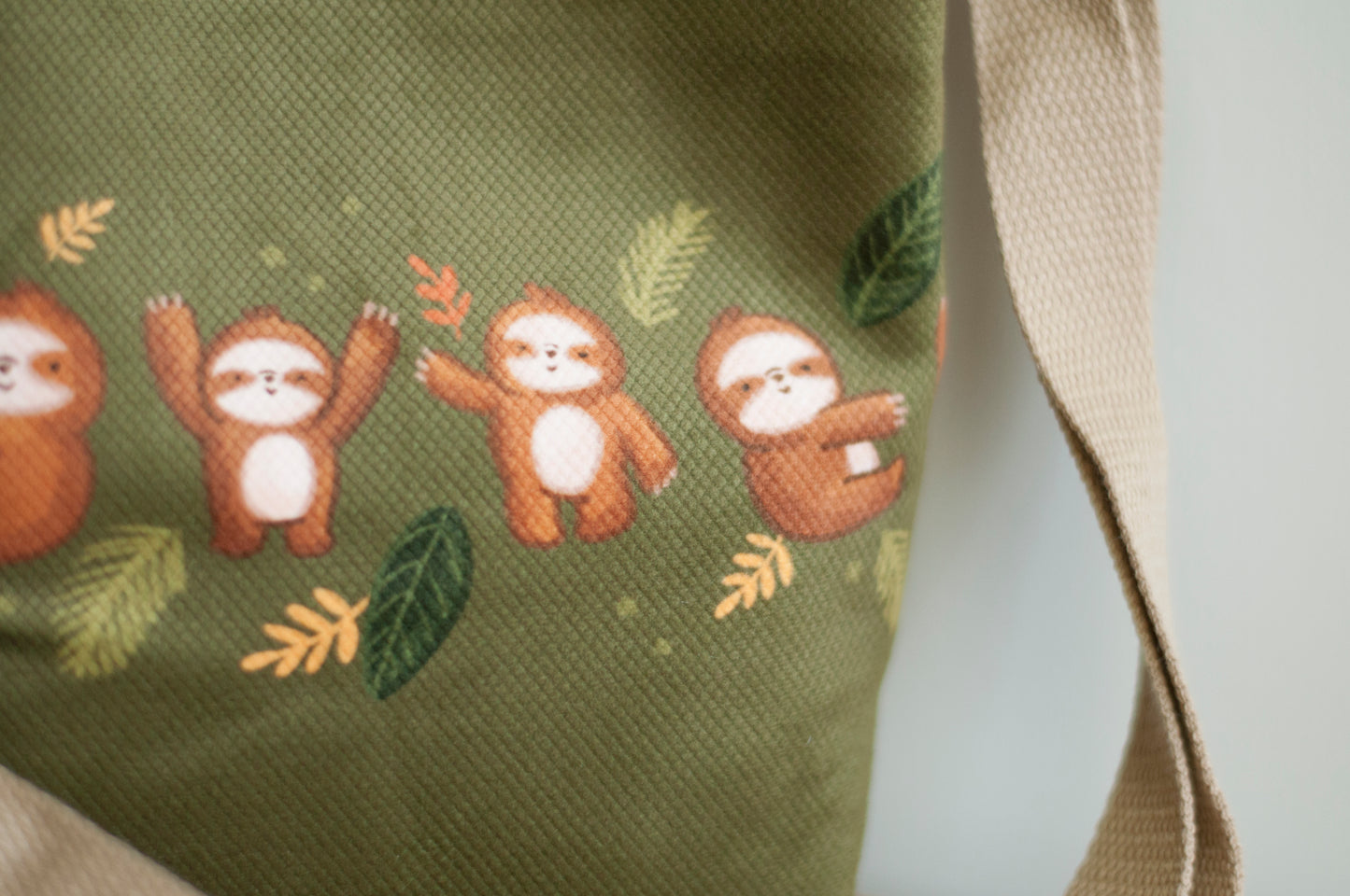 原創雙面設計布袋-樹懶(一袋兩用)