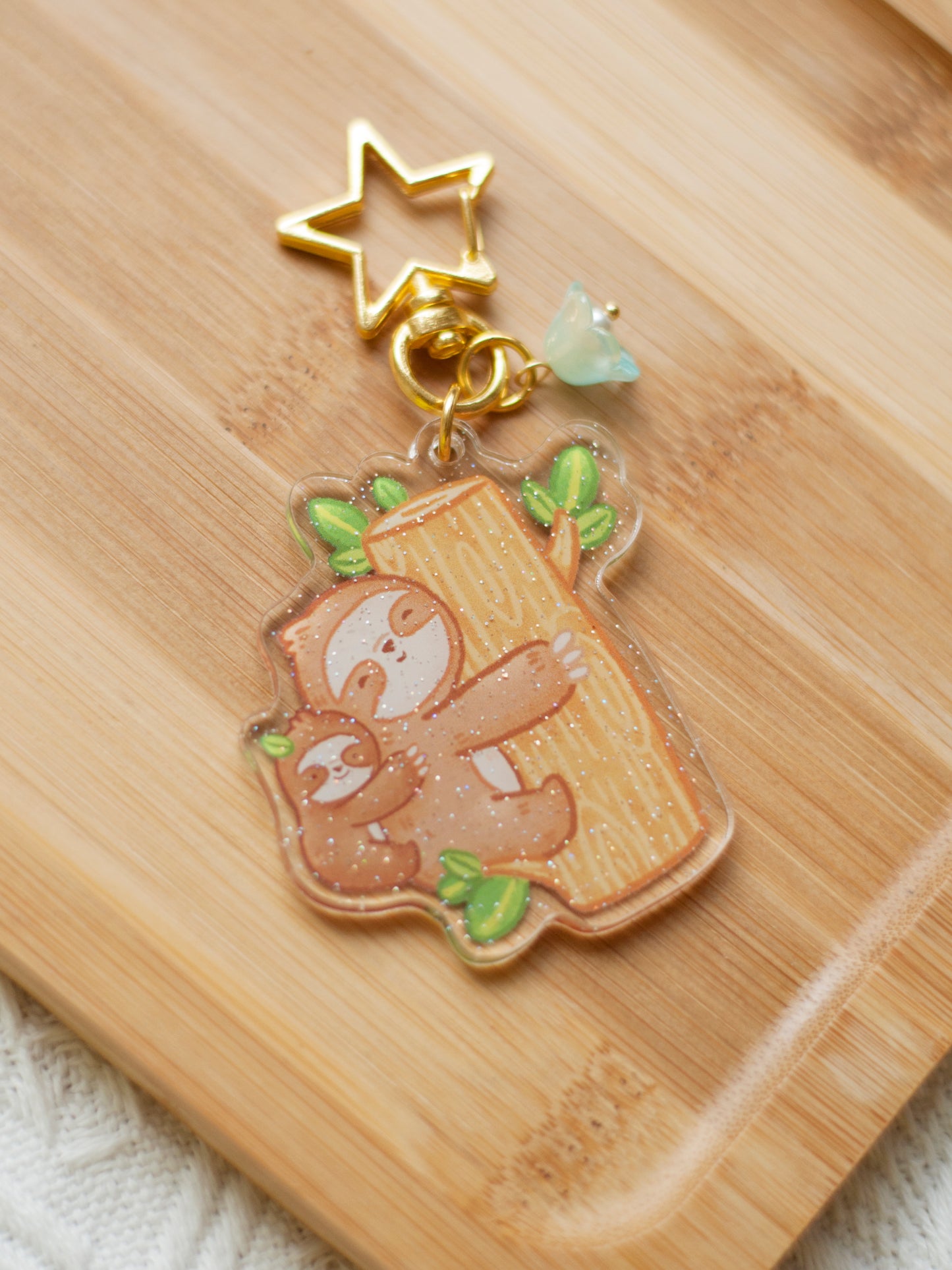 樹懶寶寶鎖匙扣-sloth keychain A