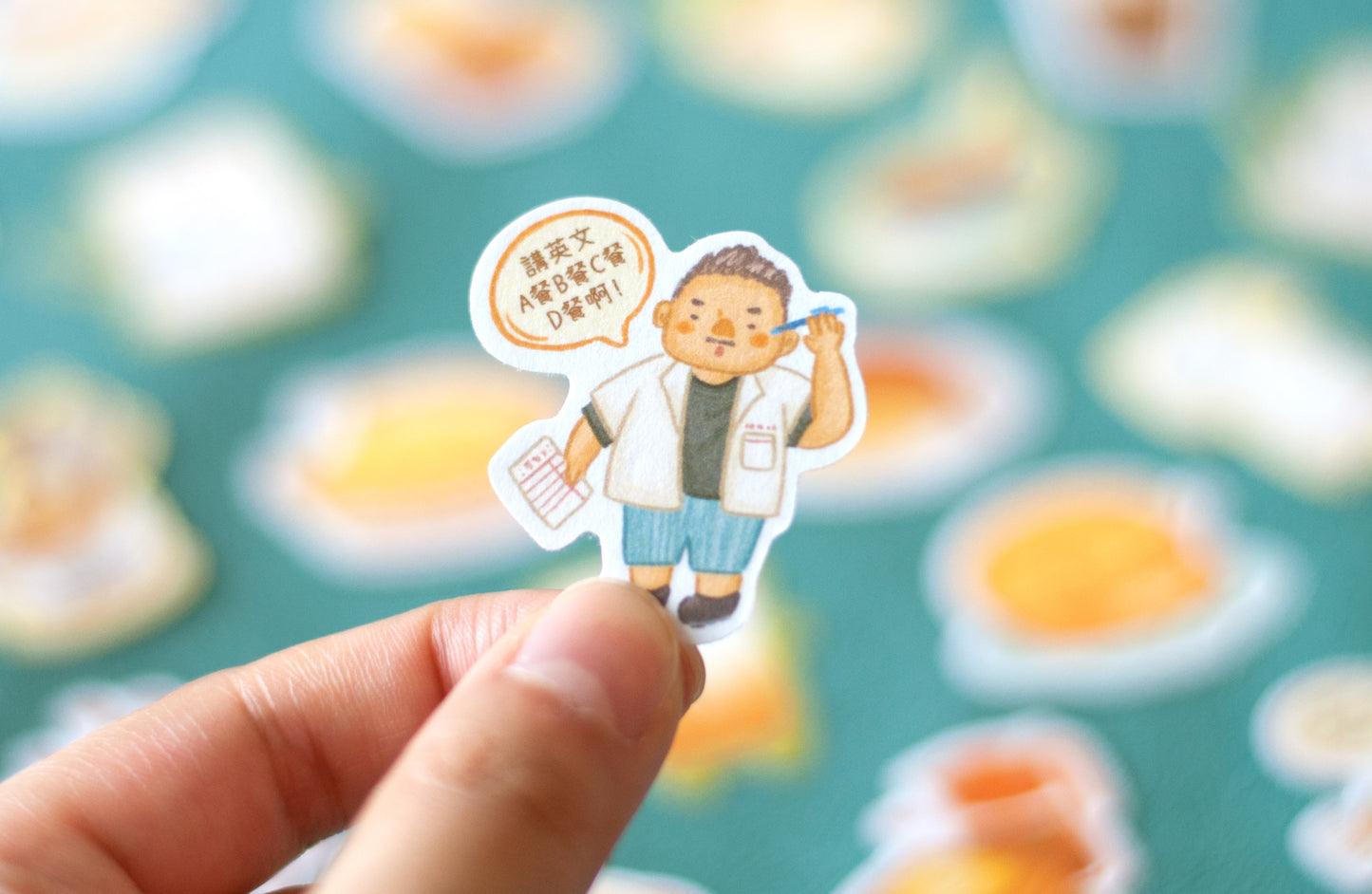 原創設計香港茶記貼紙包 Hong Kong Cha Chaan Teng Stickers