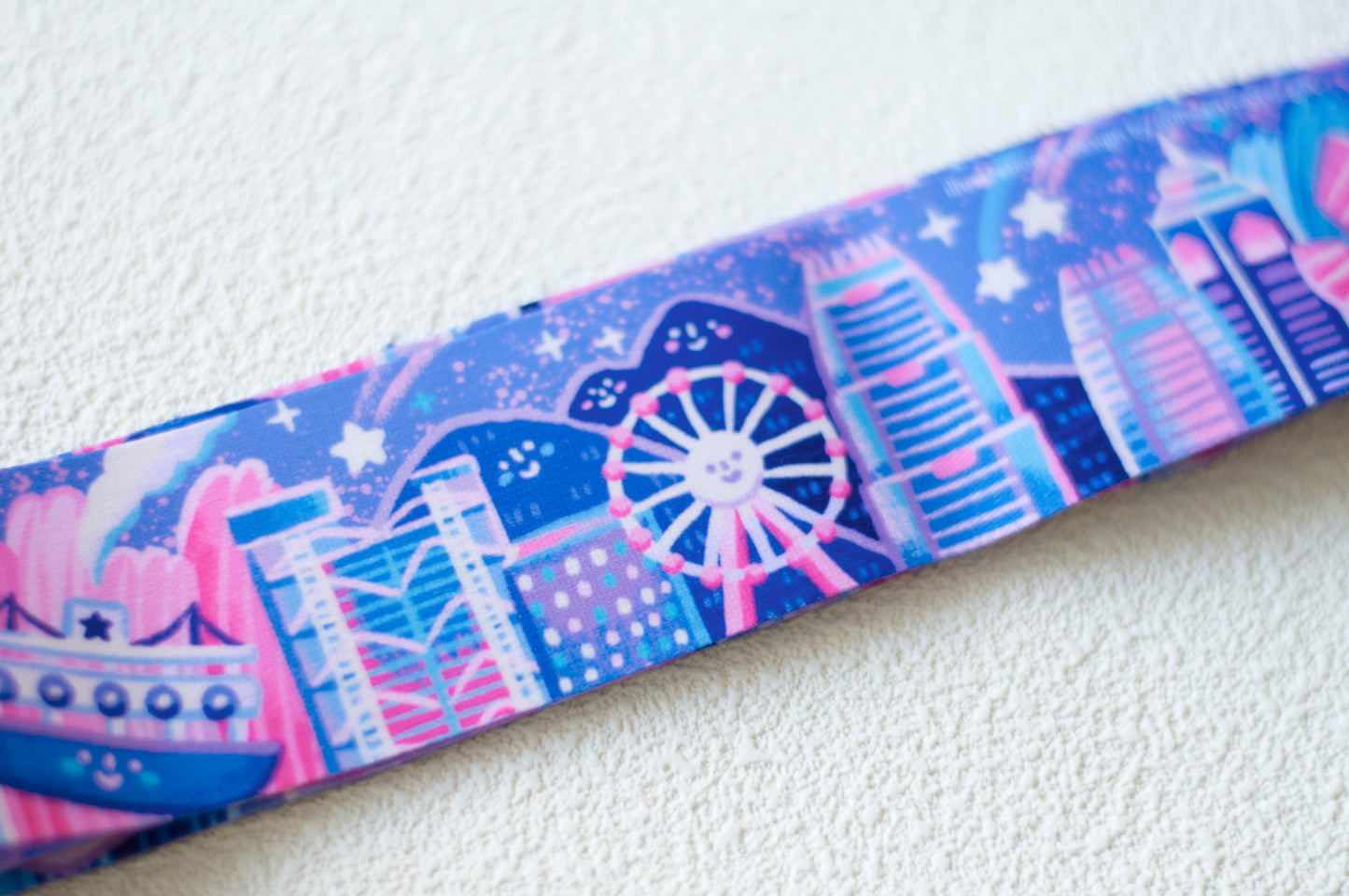 維港夜景行李帶-Hong Kong night view luggage strap