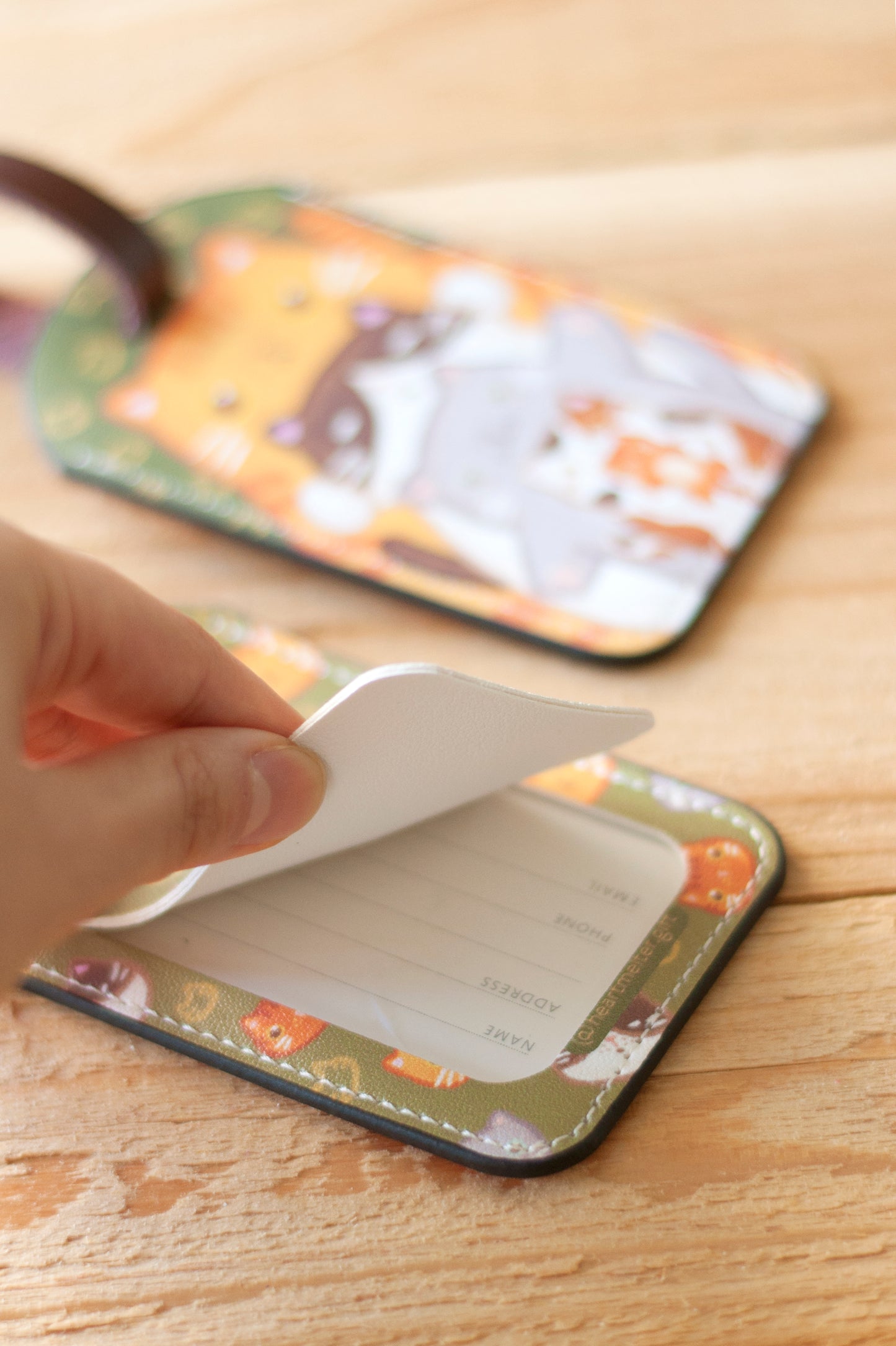 貓貓行李牌 cat luggage tag