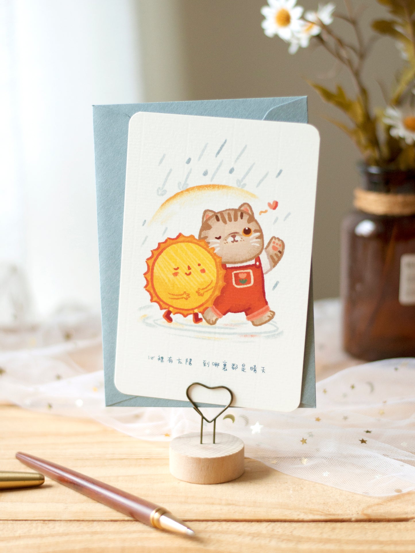 貓咪明信片心意卡(全套5張) set