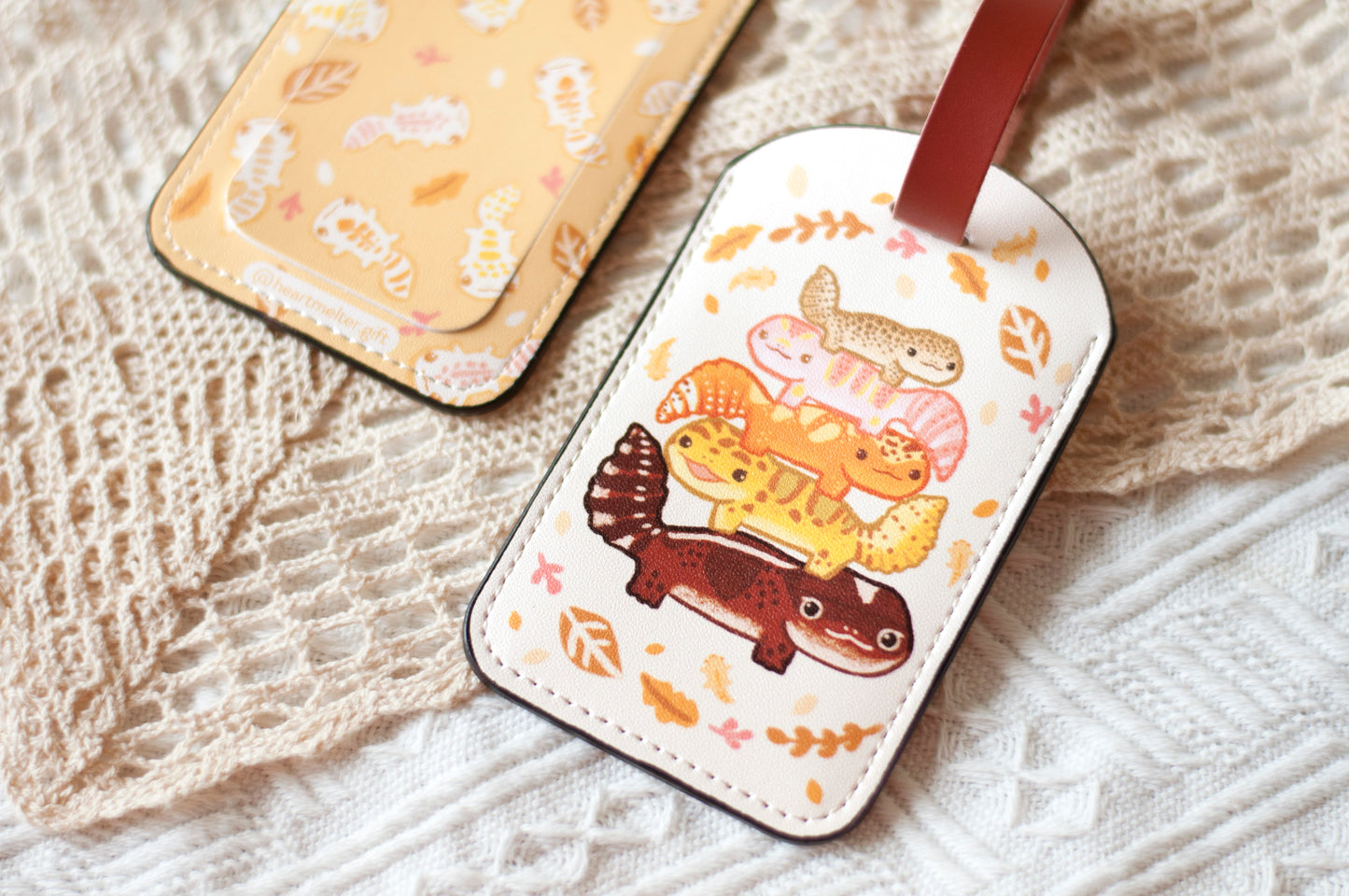 守宮行李牌 gecko luggage tag