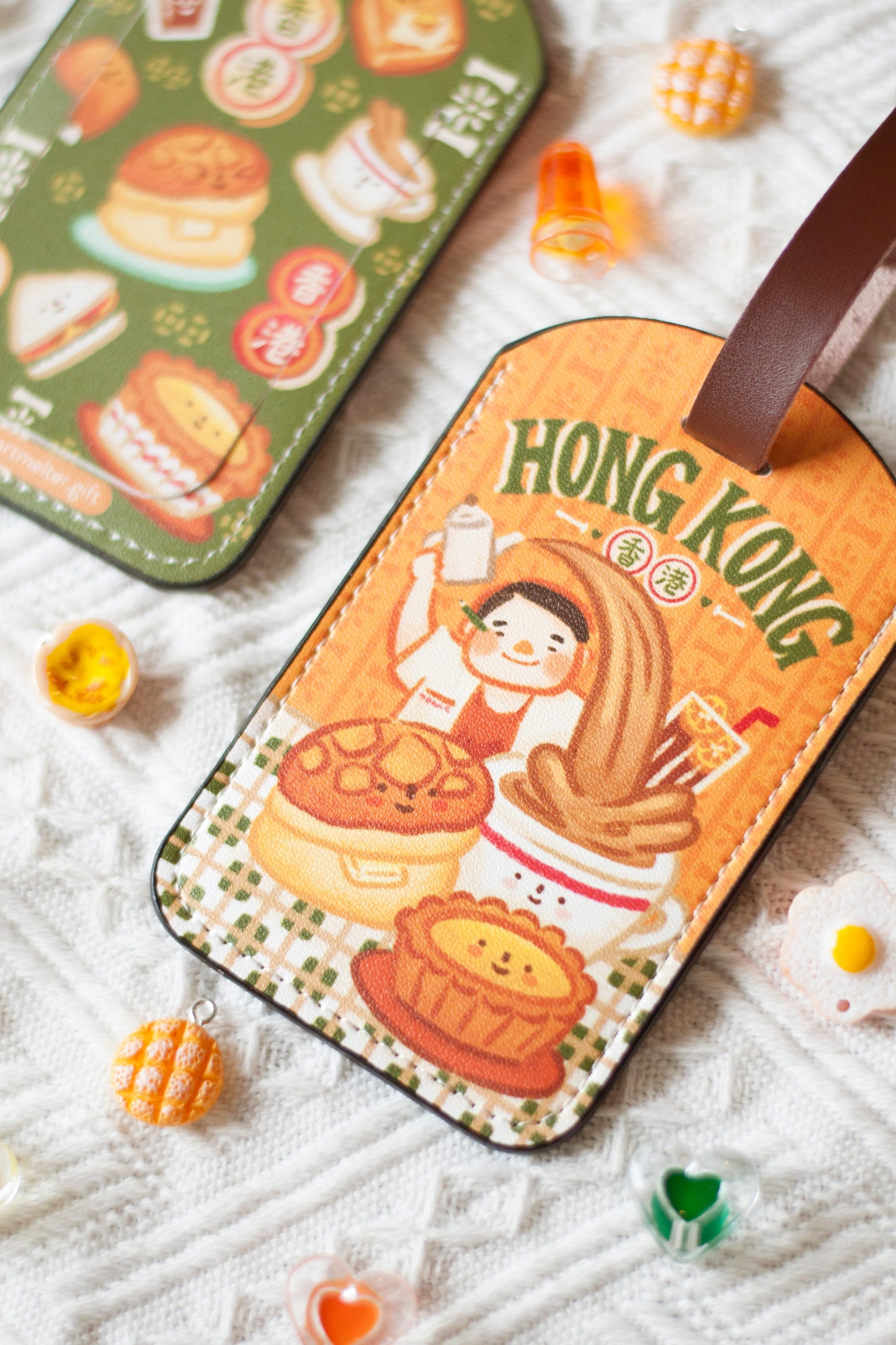 香港茶餐廳行李牌 Hong Kong cha chan tang luggage tag
