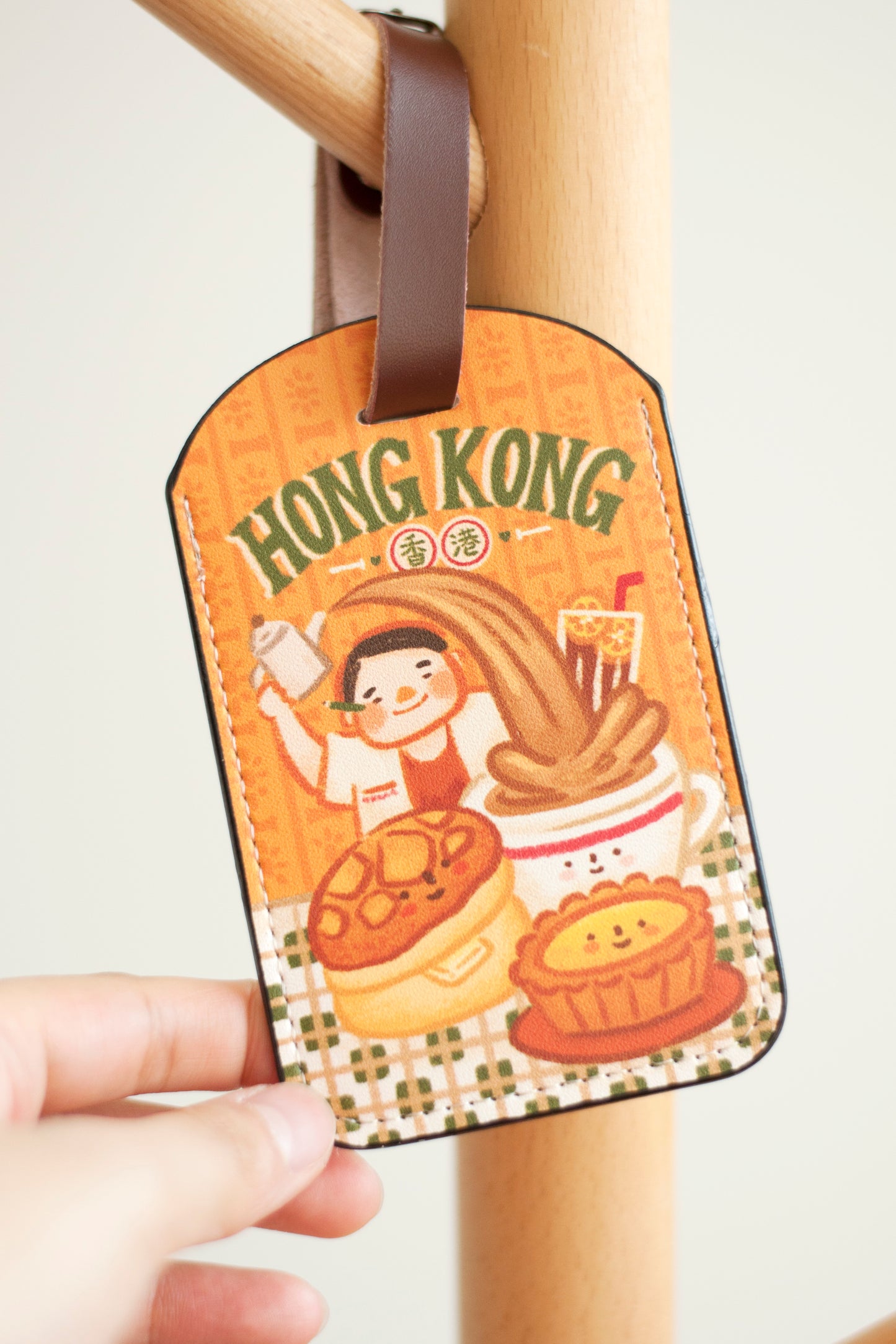香港茶餐廳行李牌 Hong Kong cha chan tang luggage tag