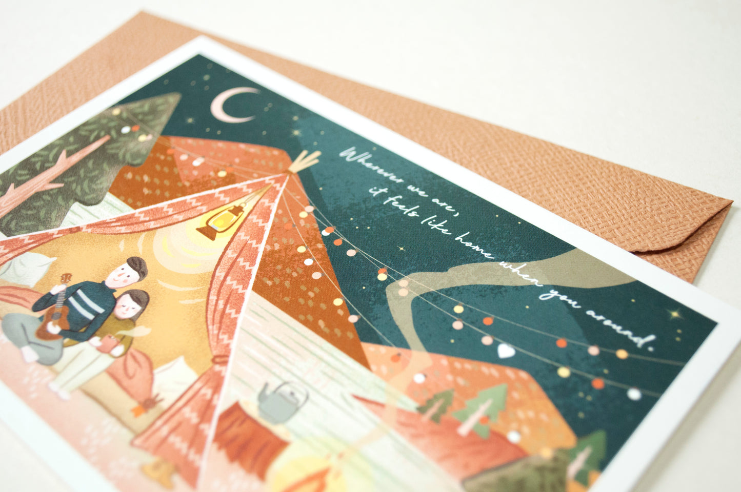 情人節/情侶心意卡之山系小旅行-營火 Camp fire