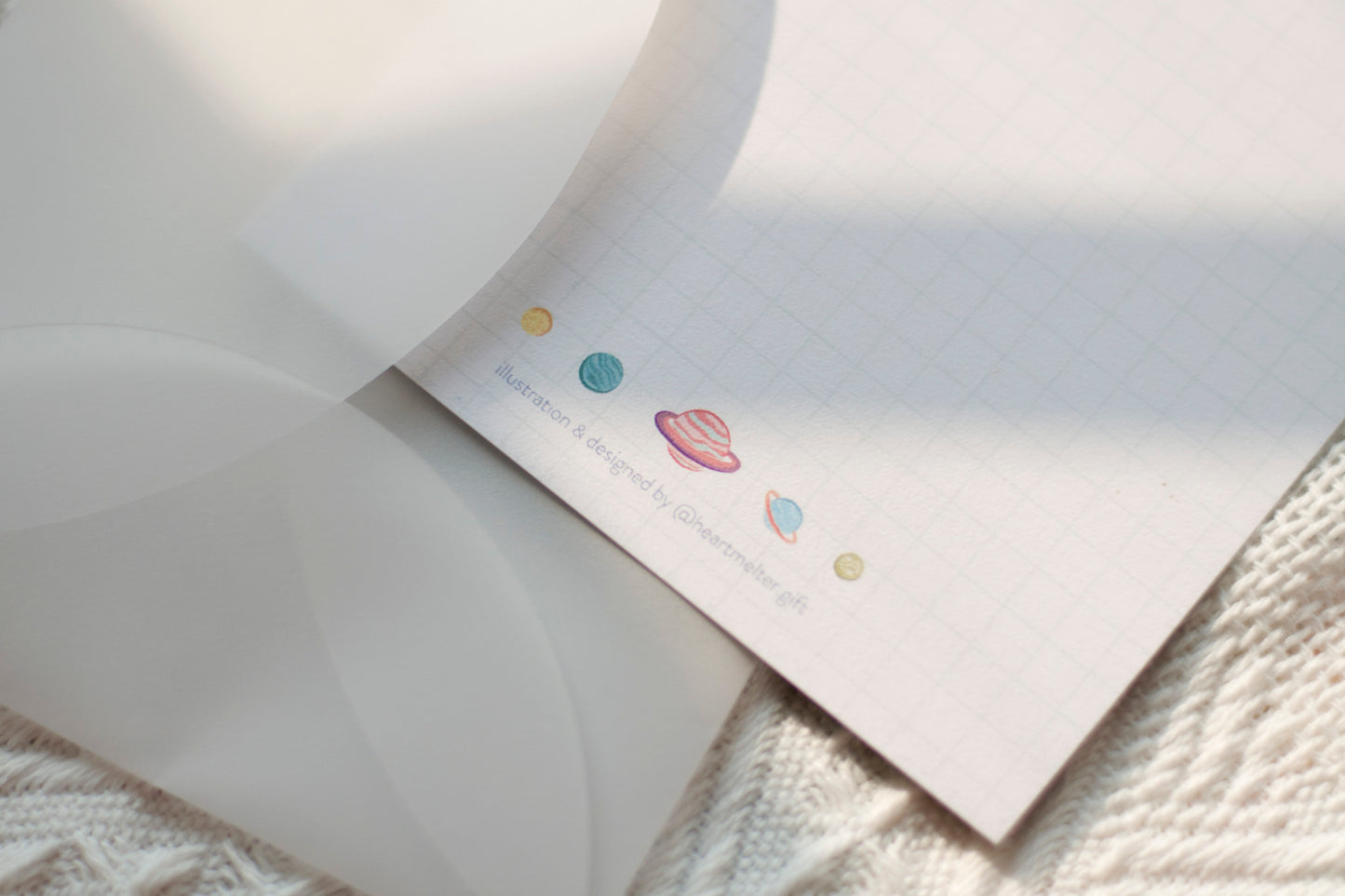 原創心意卡明信片:心是宇宙