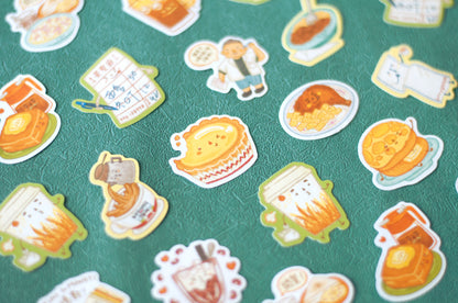 原創設計香港茶記貼紙包 Hong Kong Cha Chaan Teng Stickers