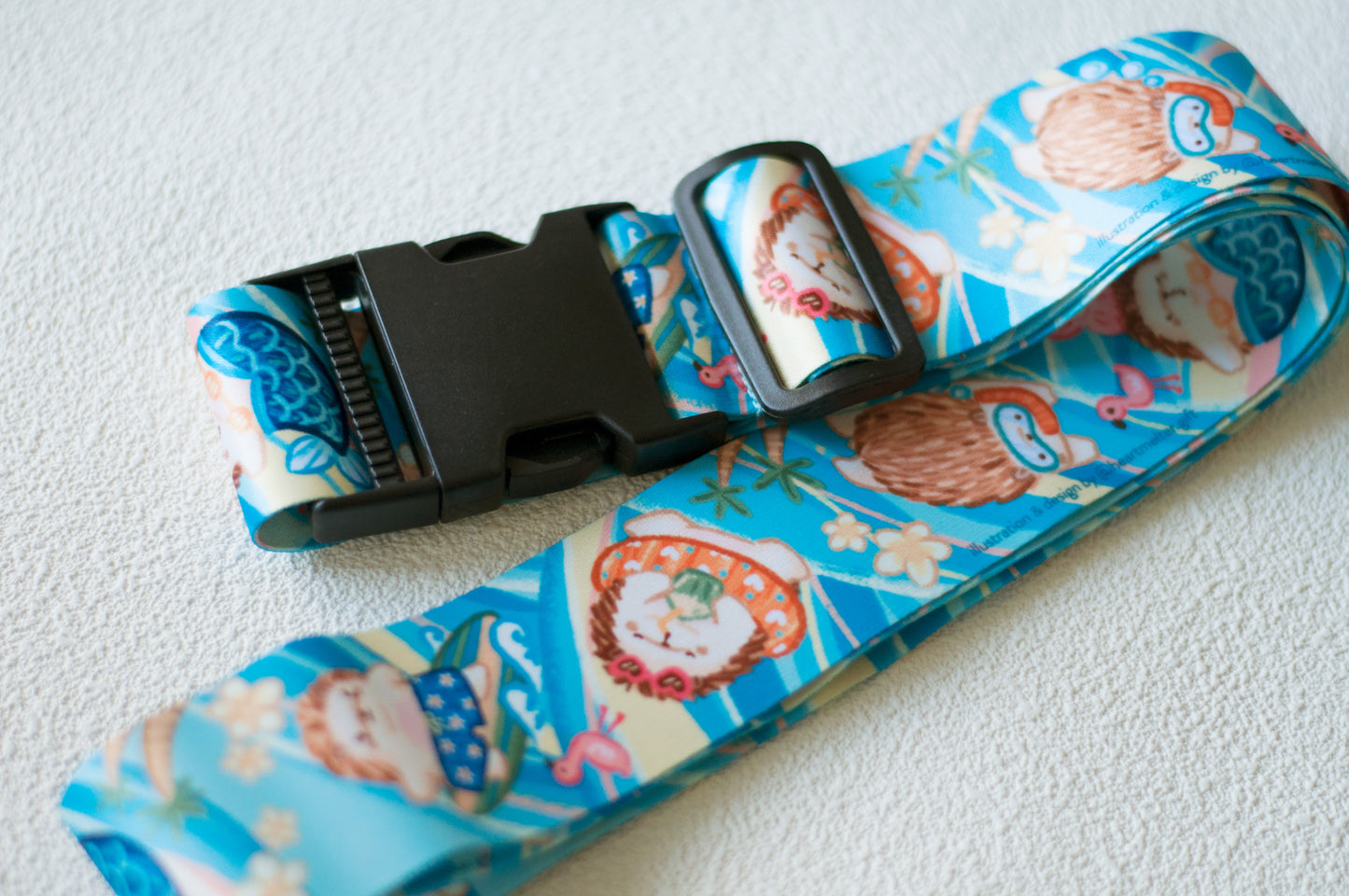 原創海洋小刺蝟行李帶-hedgehog luggage strap