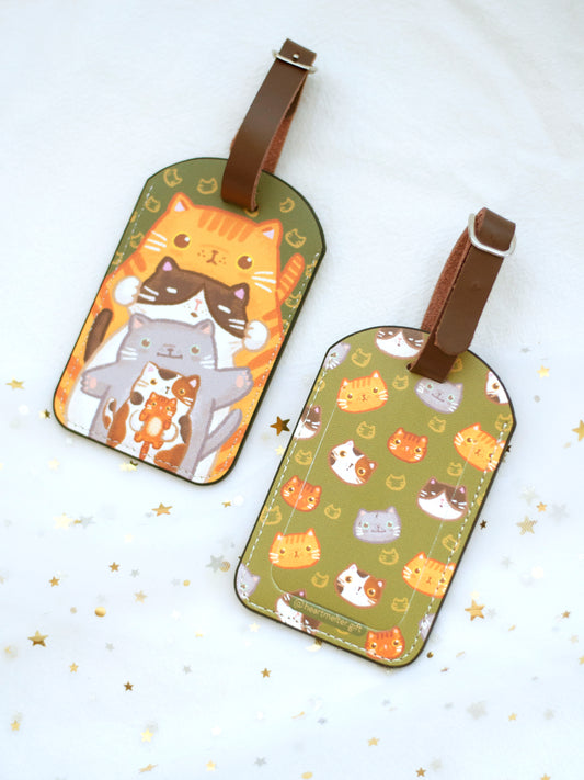 貓貓行李牌 cat luggage tag