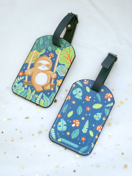 樹懶行李牌 sloth luggage tag