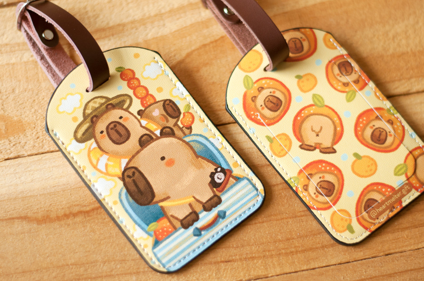 水豚行李牌 Capybara luggage tag