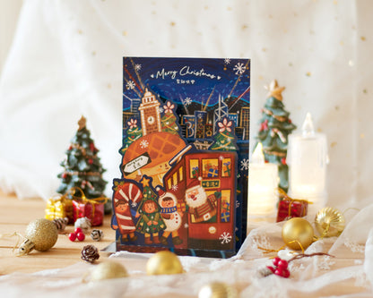 3D立體港式聖誕卡