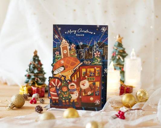 3D立體港式聖誕卡