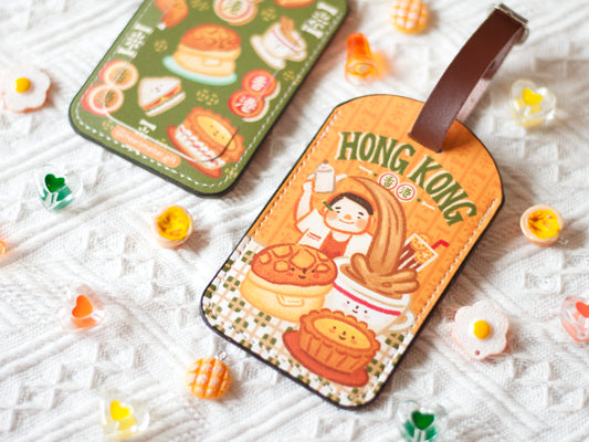 香港茶餐廳行李牌 Hong Kong cha chan tang luggage tag