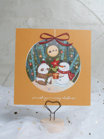 原創港式插畫聖誕卡套裝- 全套5款