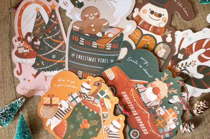 聖誕吊掛賀卡-全套-賀卡/吊飾兩用設計